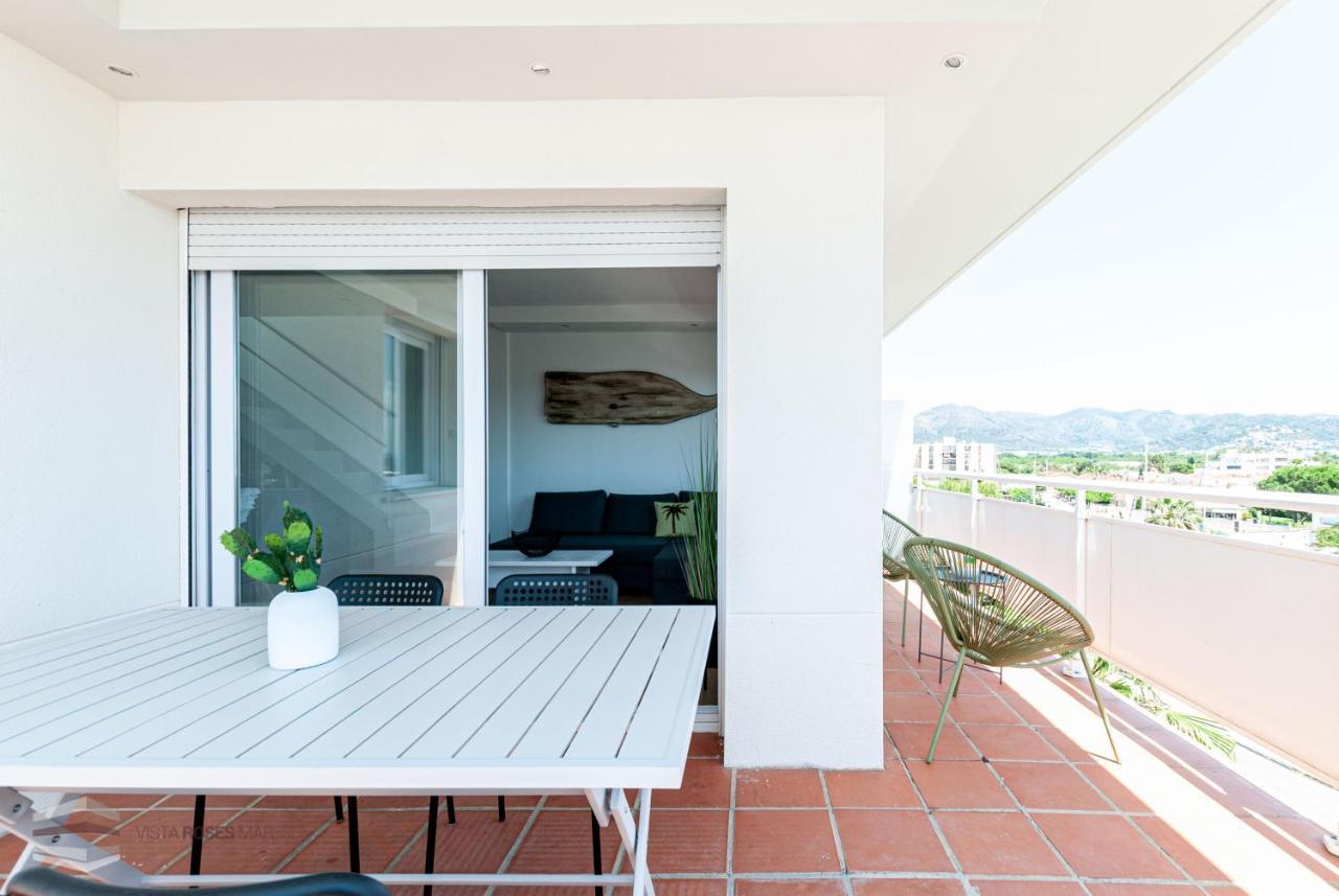 Vista Roses Mar - Apartamento Con Piscina II Екстериор снимка